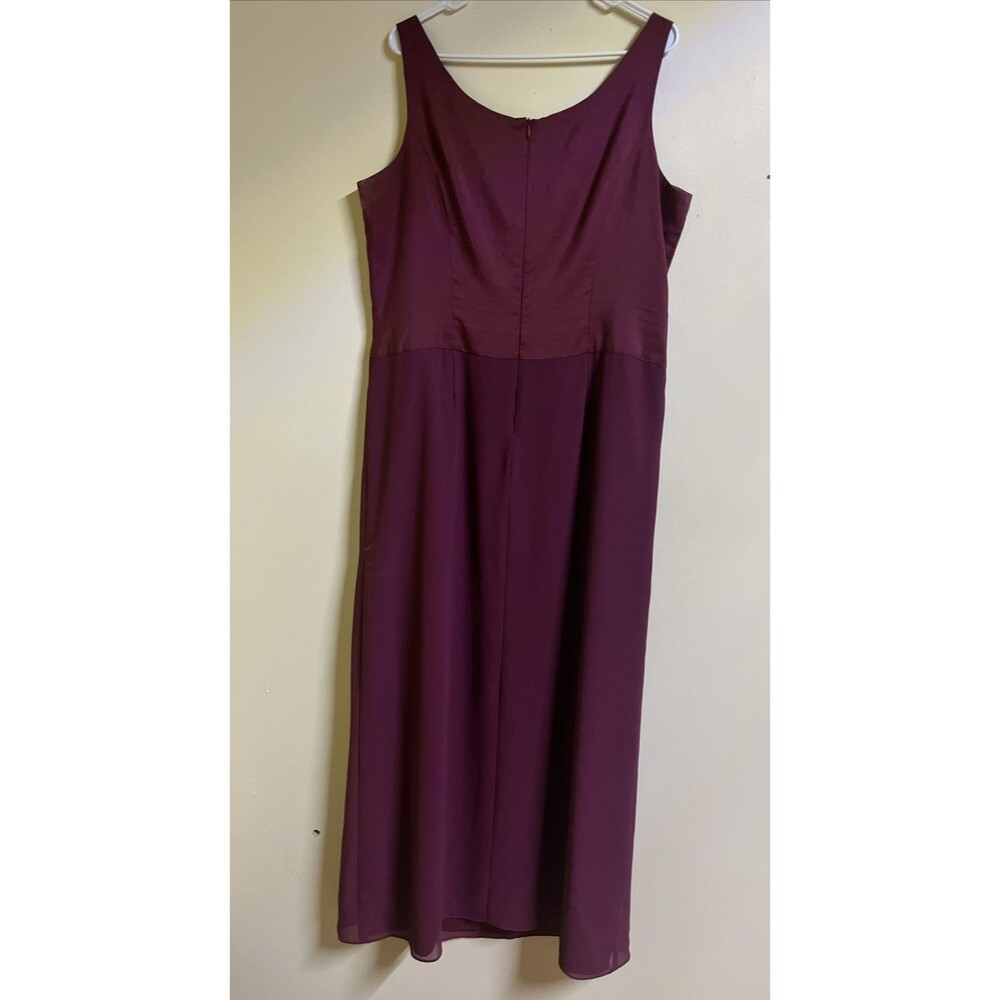 Lori Ann Montreal Formal Dress Long Maxi Burgundy Women's SIze 16 A Line - Picture 7 of 9